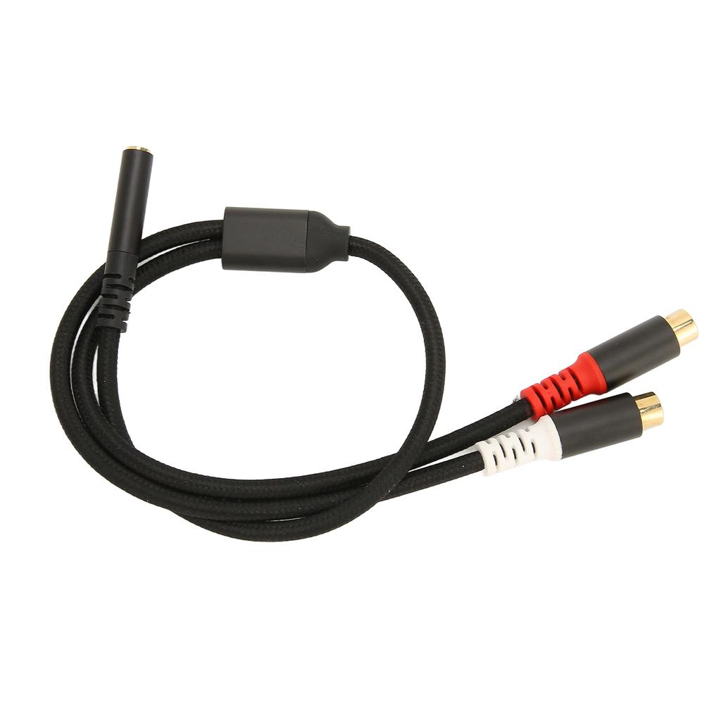 3,5 мм гнездо на 2 RCA гнездо кабель 2-сторонняя передача 24K позолоченный HiFi стерео RCA Y-разветвитель кабель