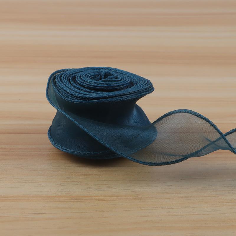 10 Yards Soft Fishtail Organza Ribbon Eco-Friendly Sheer Craft Ribbon for Gift Box Wrapping Bridal Shower DIY Handmade Ornaments