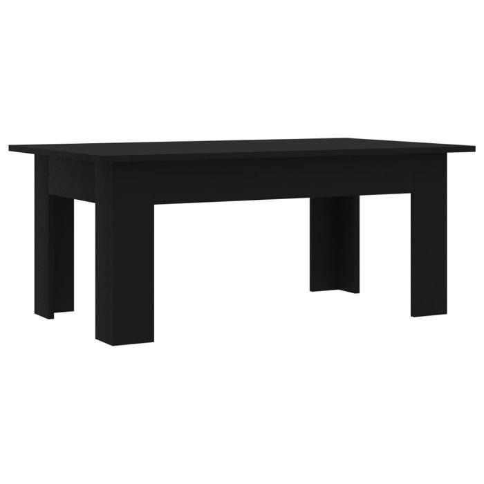 VidaXL Coffee Table Black 100x60x42 Cm Engineered Wood 801180