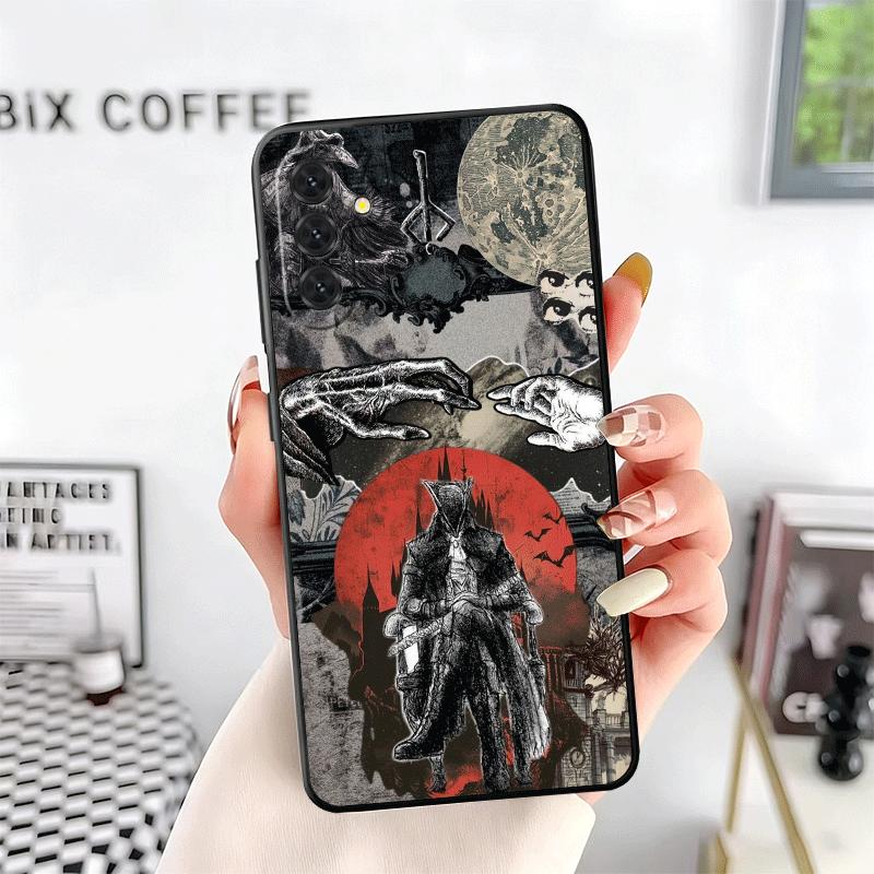 B-Bloodborne Game Soft Phone Case for Samsung A17 A37 A57 A16 A26 A36 A56 A15 A25 A35 A55 A14 A24 A34 A54 A13 A23 A33 A53 A52 A1
