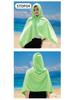Outdoor Quick-Dry Beach Poncho & Sun Protection Cycling Shawl Hoodie