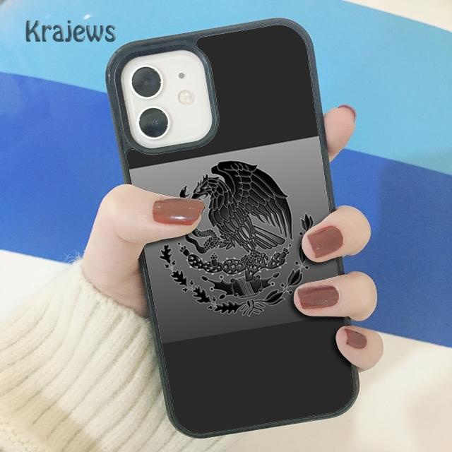 Krajews mexico flag mexicanos Soft Phone Case Cover For IPhone 18 17 Air 16 15 14 plus 11 12 13 pro max coque Shell Fundas