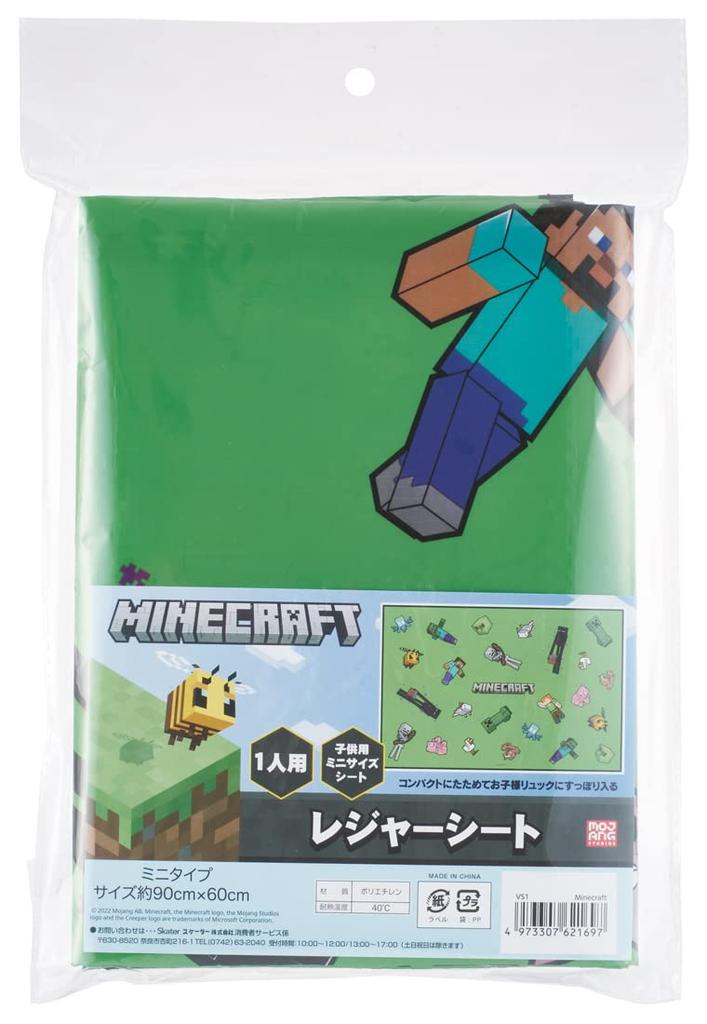 Skater Kids Leisure Sheet Single Use S Size 60×90cm Minecraft Boys VS1-A