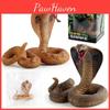 Realistic Pvc Cobra Model Snake For Home Decor With Vibrant Colors And Detailed Features