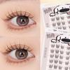 Wispy Adhesive False Eyelashes DIY False Eyelash Clusters Sweet Glue Free Fake Lashes  Lady