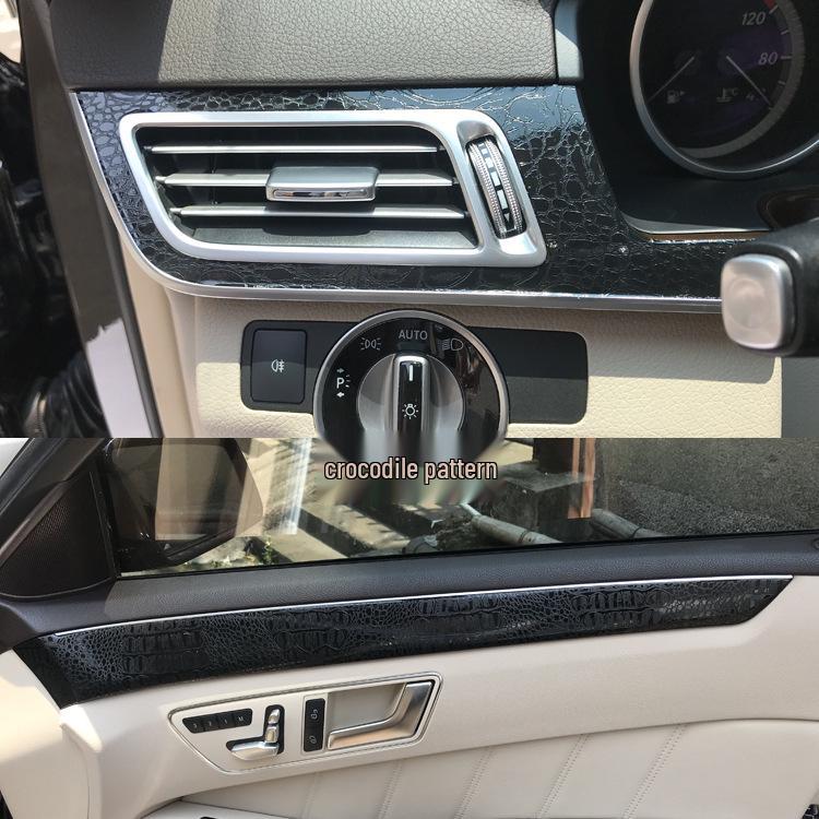 14-15 Mercedes-Benz E-Class E200/E260/E300 Interior Center Console Decoration Stickers