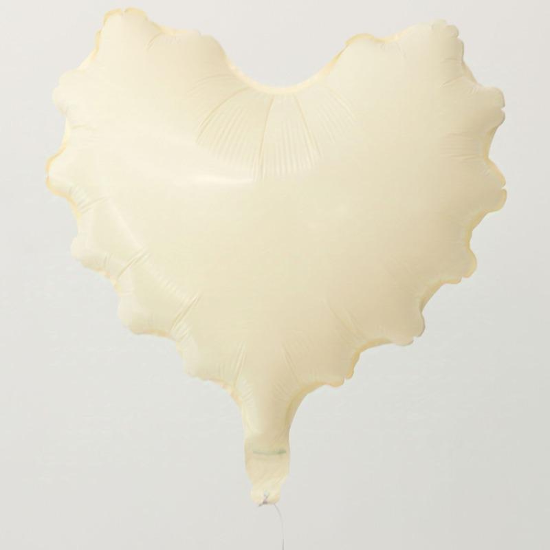 18-inch Wavy Heart-shaped Aluminum Film Balloon Birthday Photo Store Atmosphere Decoration Balloon