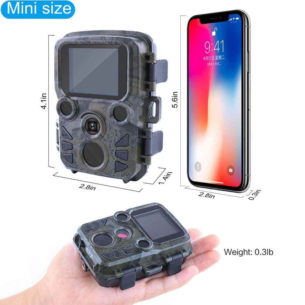 Охотничья камера MINI Chasse 16MP 1080P Full HD Камера-разведчик дикой природы с ночным видением