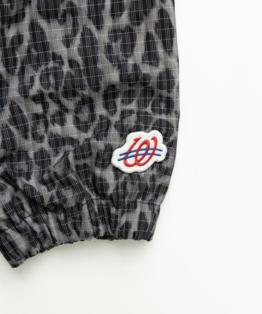 WEIRDWORLD Reflective Leopard Anorak Grey
