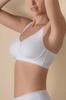 Soft Women's Bra Without Wires and with Smooth Cups in White Soft Women's Bra Without Wires and with Smooth Cups in White