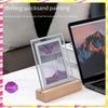 ABJJ Sand Art Moving Night Lamp Craft Quicksand 3D Landscape Flowing Sand Picture Hourglass Gift LED Table Night Light