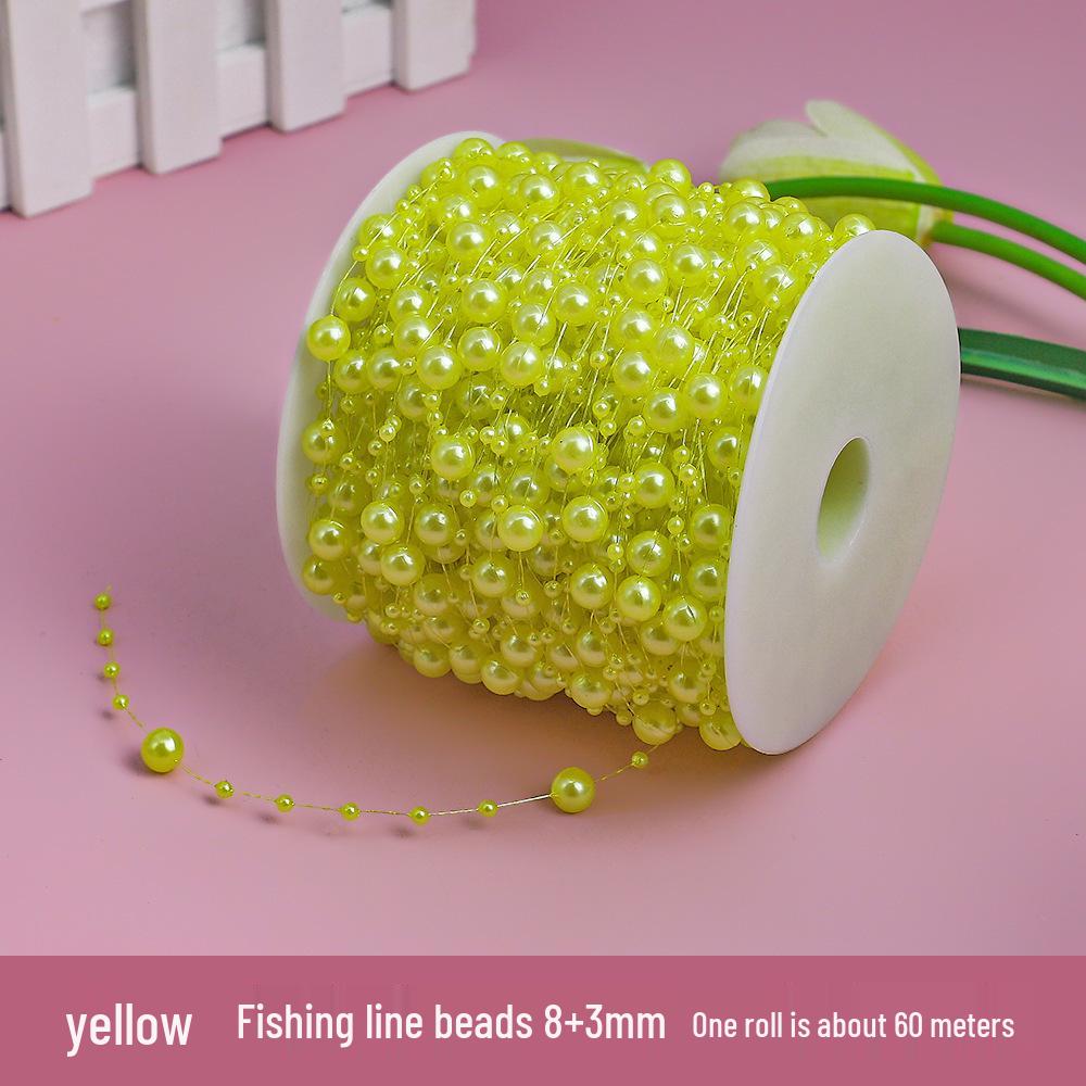 Sky Star Fishing Line Beads & Accessories for DIY: Bouquet Veil Chain, Bow, Flower, Lantern