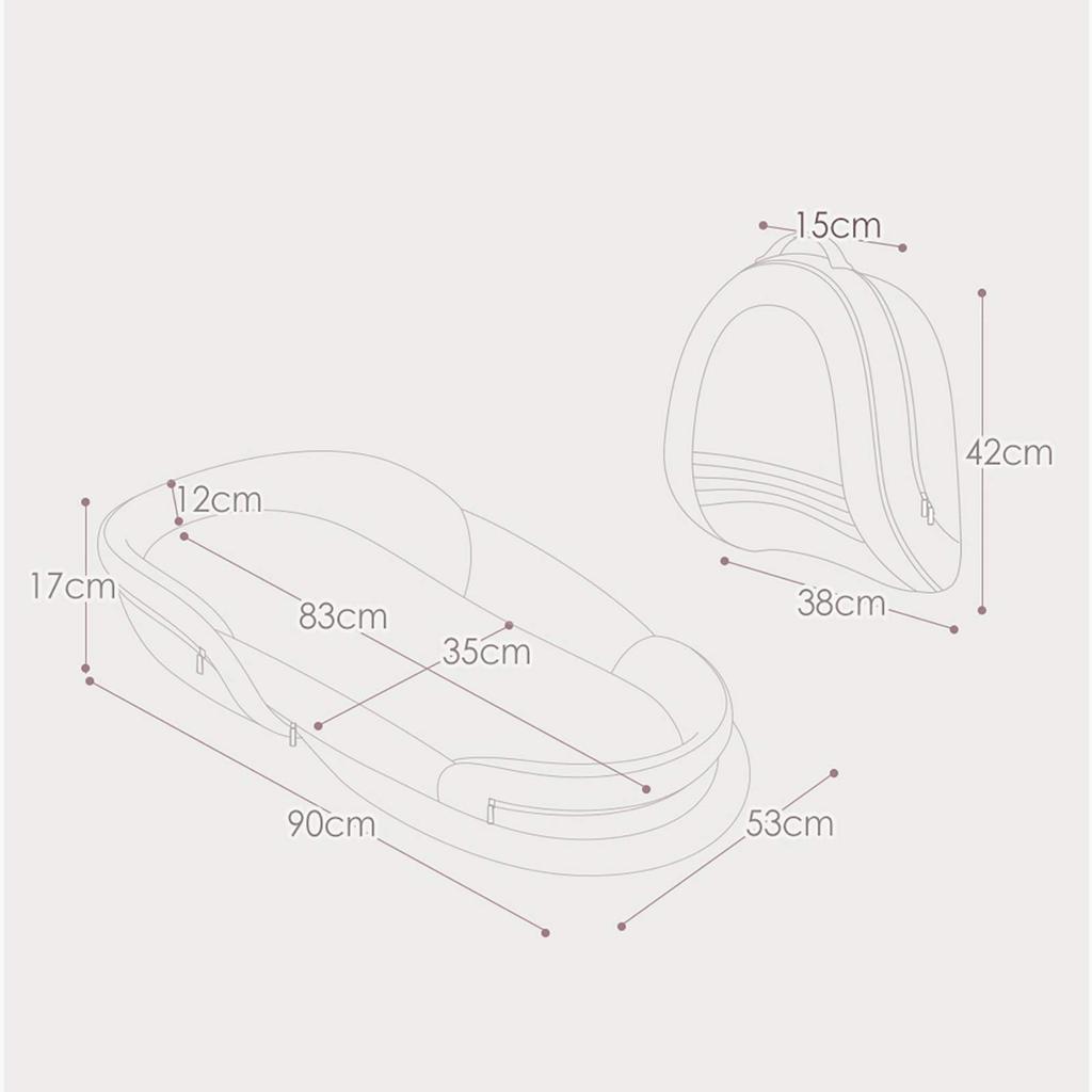 Bebamour Simple Portable Height машинная стирка [Baby Amour] Детская кроватка, складная, кровать-в-кровати, совместный сон, кровать, новорожденный, детская кроватка, дышащая, регулируемая,