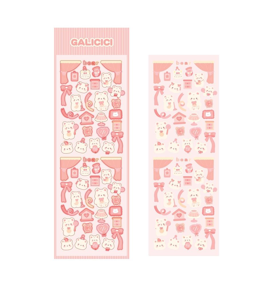 Милый мультфильм милый питомец наклейка Gooka DIY Материал Декоративная наклейка