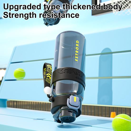 Бутылка для воды 850 мл с соломинкой Мотивационные бутылки для воды без BPA Герметичная спортивная бутылка для воды для мужчин и женщин Тренажерный зал Фитнес Открытый