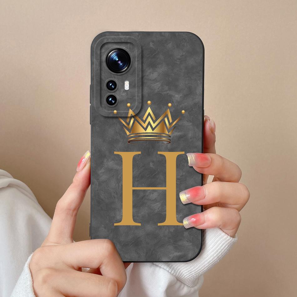 For Xiaomi 12 Pro Ultra 12 Lite 12X Phone Case Fashion Letters High Quality Bumper For Xiaomi12 Soft Liquid Silicone Funda Capa