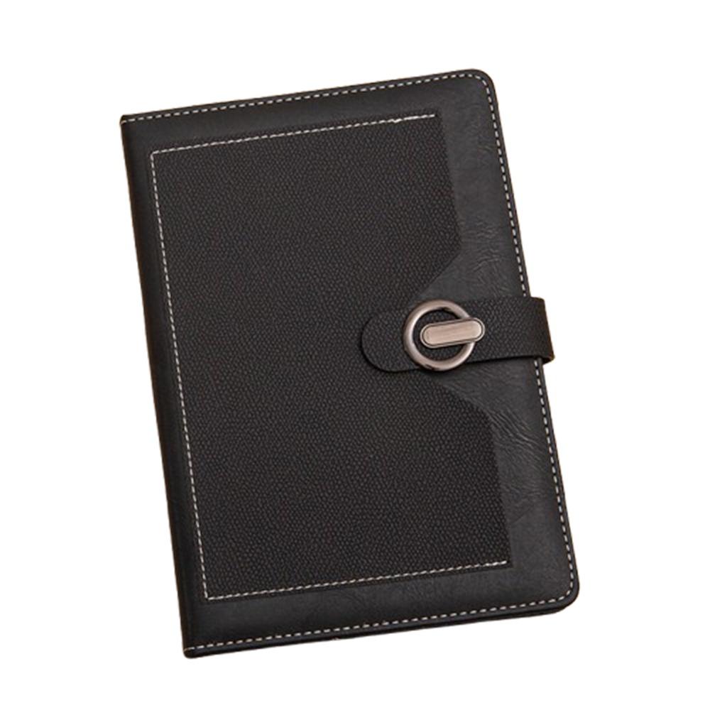 Magnetic Suction Buckle A5 Notebook 200 Pages Diary Notepad Office School Supply