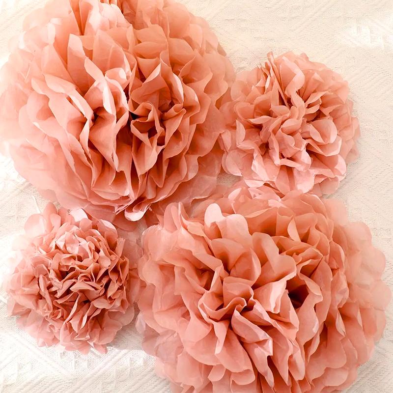 10 шт., принадлежности для вечеринки в душе, сделай сам, тканевый шар, богемное подвесное украшение, экологическое украшение для дня рождения, элегантное свадебное украшение