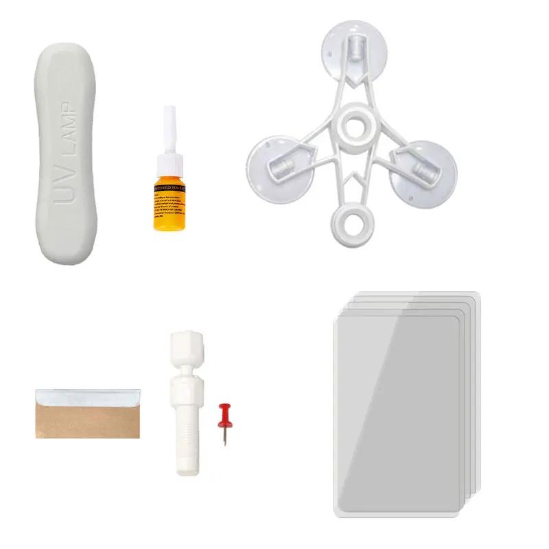 Комплект для ремонта лобового стекла автомобиля, быстрое исправление трещин на лобовом стекле автомобиля, не оставляющее следов, герметик, набор для самостоятельной полировки автомобильных стекол