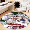 Custom Name Inuyasha Printed Round Rug Carpet Chair Rug Area Rug Entryway Doormats,for Office Chair Living Room Bedroom Kitchen Room.