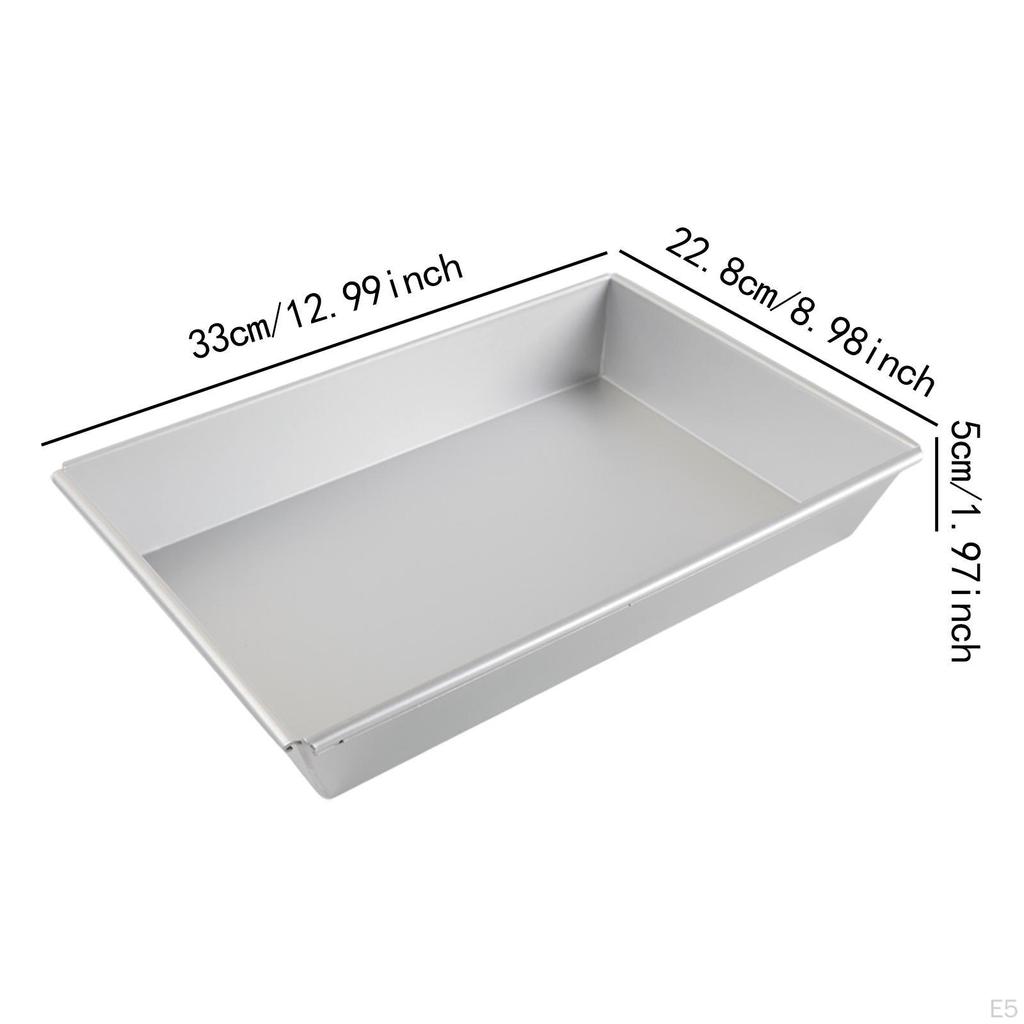 Detroit Styled Pizza Pan Bread Baking Sheet Nonstick Aluminum Alloy Kitchenware Bakeware Deep Dish
