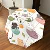 1pc cats yarn Automatic Open/Close Umbrella Compact Folding Umbrella with 8-Rib Shaft for Women/Men, Elegant Birthday1128S