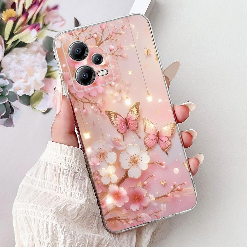 Case For Xiaomi Poco X5 / Poco X5 Pro 5G Cover New Design Popular Cartoon Soft Silicone Transparent Fundas For PocoX5 X 5 Bumper