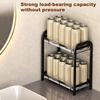 Стеллаж для хранения Yousheng Прочная конструкция Устойчив к коррозии Простая установка Универсальный органайзер для ванной комнаты Полка для хранения