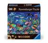Ravensburger Wood Puzzle Under the Sea 500 Puzzle Jigsaw 17513 0 (Wooden Puzzle)