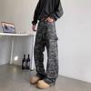 Мужские рваные джинсы JYL Американский стиль High-Street Осенний новый дизайн Джинсовые брюки