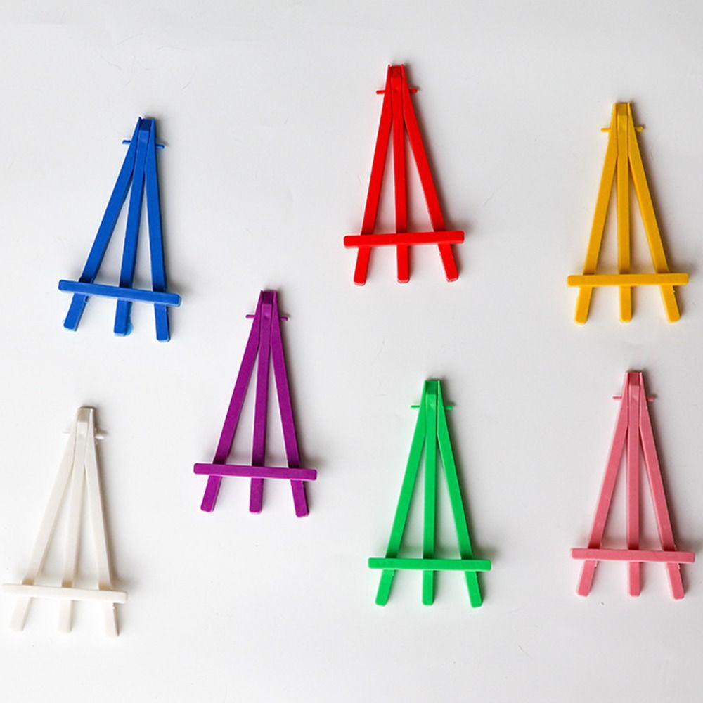 Mini Painting Display Stand Adjustable Painting Holder Lightweight Triangle Easel  Office Desk