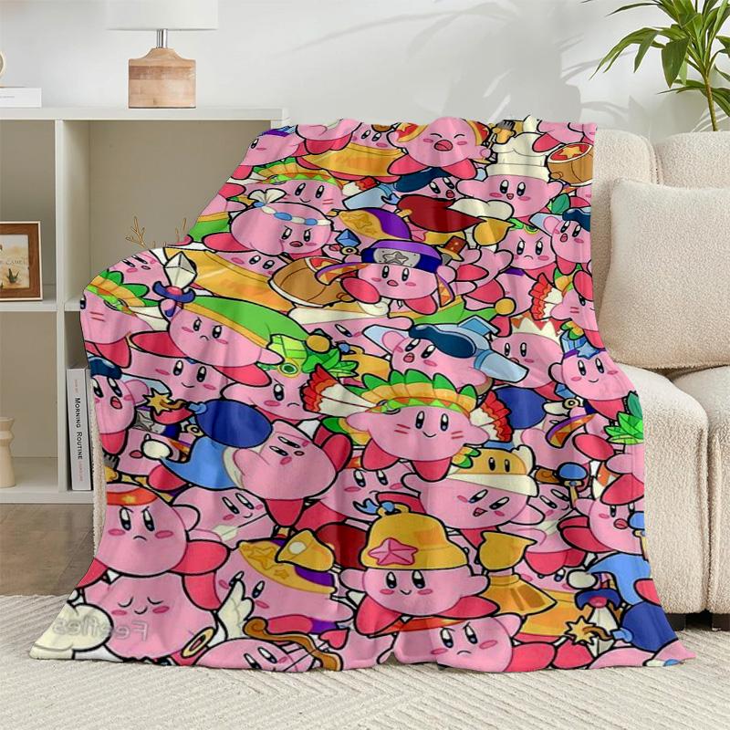 1PC Cute Pika Adventure Flannel Blanket Gift, Suitable for Both Men And Women, Soft Ideal for Beds And Sofa, Birthday Or Christmas Gift