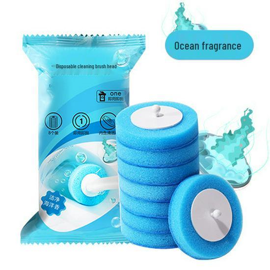 Ароматизированный одноразовый набор туалетной щетки со сменной головкой с моющей пастой