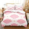 Мягкий Микрофибровый Комплект Постельного Белья с Узором Морских Ракушек и Морских Звезд, 3D Печать, Пододеяльник, Наволочка Для Мальчиков, Девочек, Взрослых, Домашний Текстиль