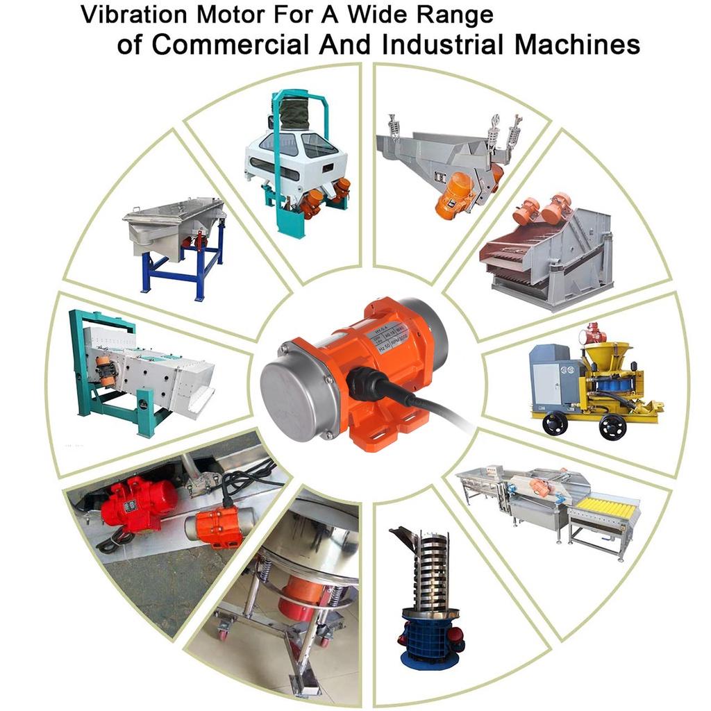 Вибрационный двигатель 20/40/60 Вт, 220 В с регулируемой скоростью для торкрет-машины, машины подачи, стиральной машины
