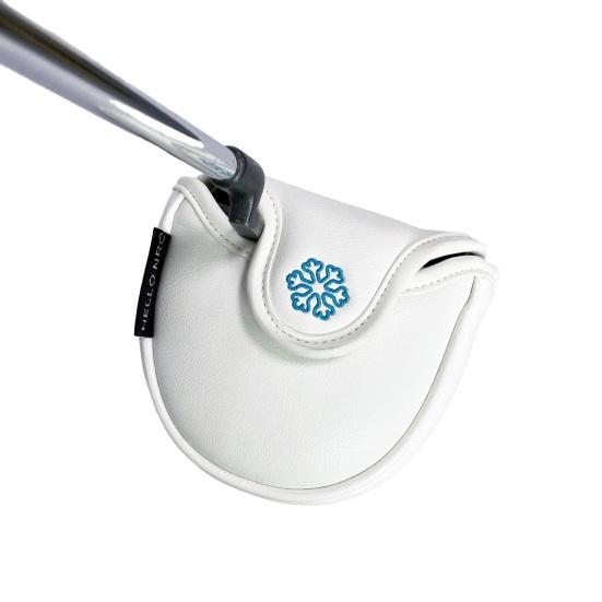 Golf Putter Cover Magnetic Mallet Putter Cover Golf Club Putter Sleeve Cute Polar Bear Design Blade Putter Headcover for Golfer