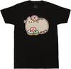 Кот Пушин PUSHEEN СТОПКА ДОНАТОВ 100% Хлопок Футболка Мужские Футболки Топ Новый с биркой Лицензионный и Официальный