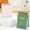 2025 Desk Calendar Annual Planner Standing Flip Calendar with Coil To-Do List