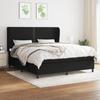 3127895 vidaXL Divan Bed with Mattress Black 160x200 Cm Fabric