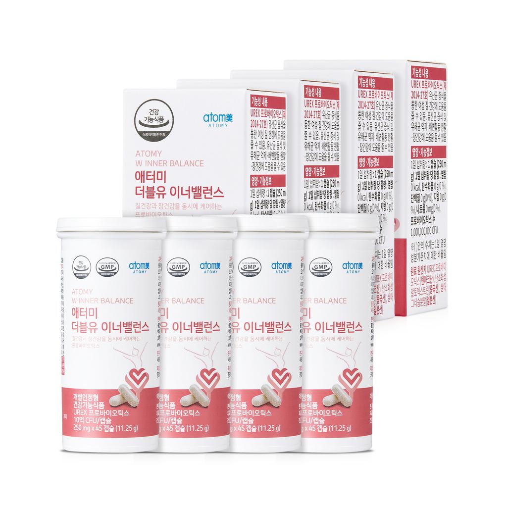 Atomy Внутренний баланс * 4Еа (45 капсул, 4 набора, запас на 6 месяцев)