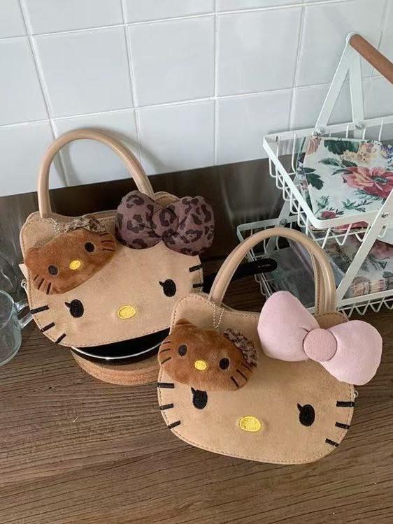 Hello Kitty Sweet Style Handbag With Adjustable Shoulder Strap For Daily Use