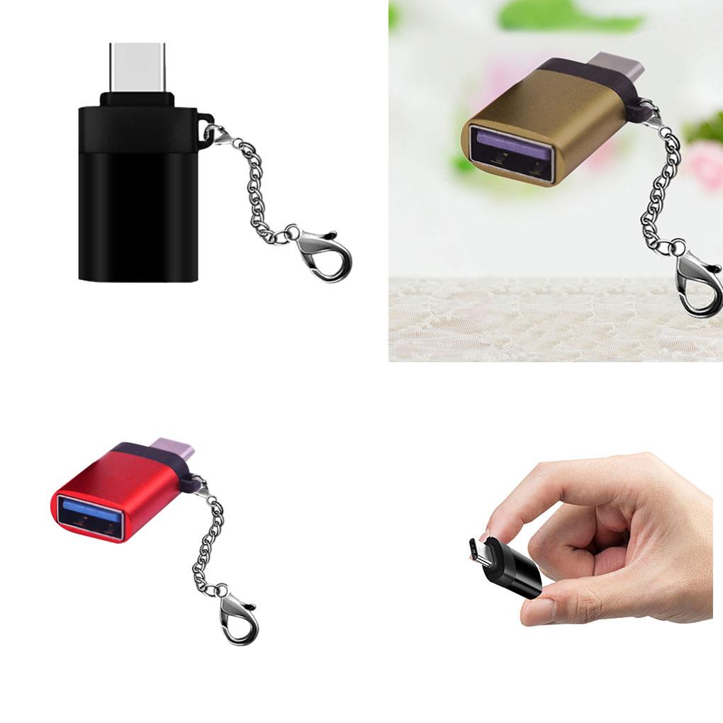 USB C Адаптер Многоцелевой Портативный Type C на USBA Коннектор Для Ноутбуков Зарядных Устройств Устройство Портативное