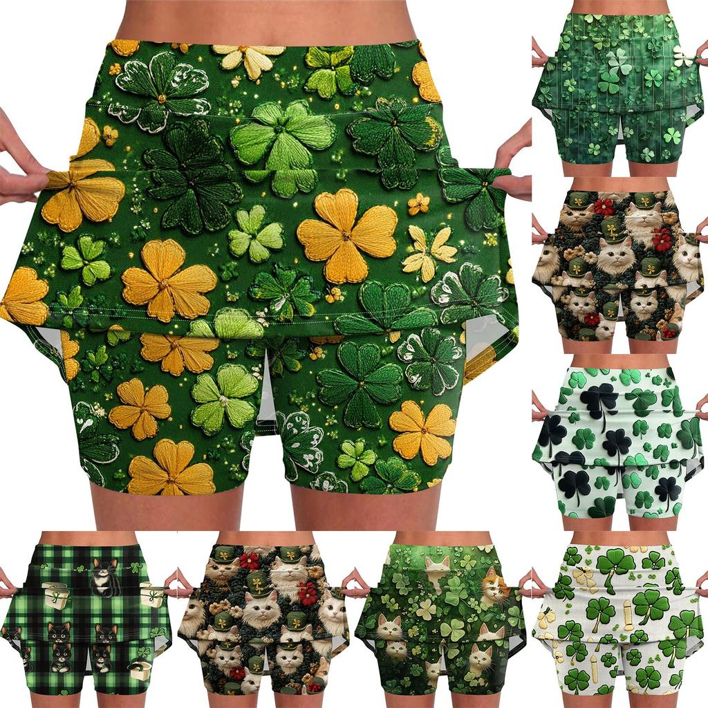 Эластичные брюки-кюлоты для йоги для женщин, спортивные шорты с принтом, легкие узкие однотонные бегуны с высокой талией