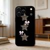 B-Черный L-Леопардовый P-Принт S-Звезда Чехол для Телефона Для iPhone 17, 16,15,14,13,12,11 Plus,Pro Max, Другие Мягкий Черный Чехол