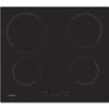 CANDY CH64CCB Glass Ceramic Hob - 4 Burners - L 56 X D 49 Cm - Black Glass Coating