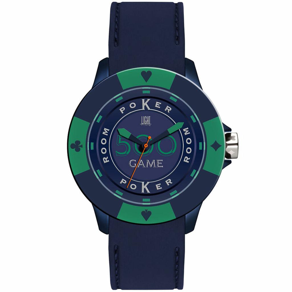 Unisex Watch Light Time POKER (Ø 41 Mm)