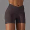 High Waist Yoga Shorts Woman Gym Tights Fitness Elastic Breathable Hip Lifting Sports Shorts