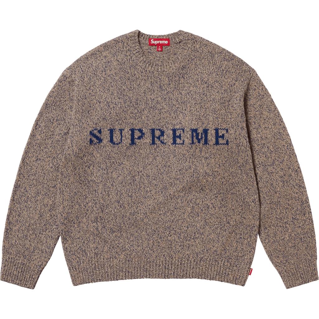 Supreme Contrast Logo Sweater SUP-SS25-014