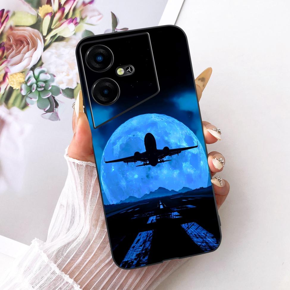 For Tecno Pova Neo 3 Case Cover Silicone Cute Cat Fashion Funny Cool Painted Bumper For Tecno Pova Neo3 LH6n Phone Casing