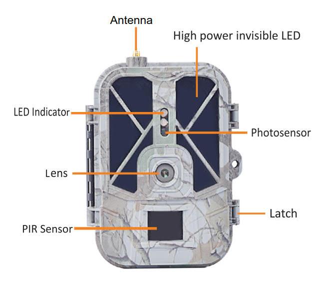 50MP 4K Wildlife Trail Camera HC940AA no lithium baterry IP65 Night Vision Wireless Surveillance Hunting Photo Trapry